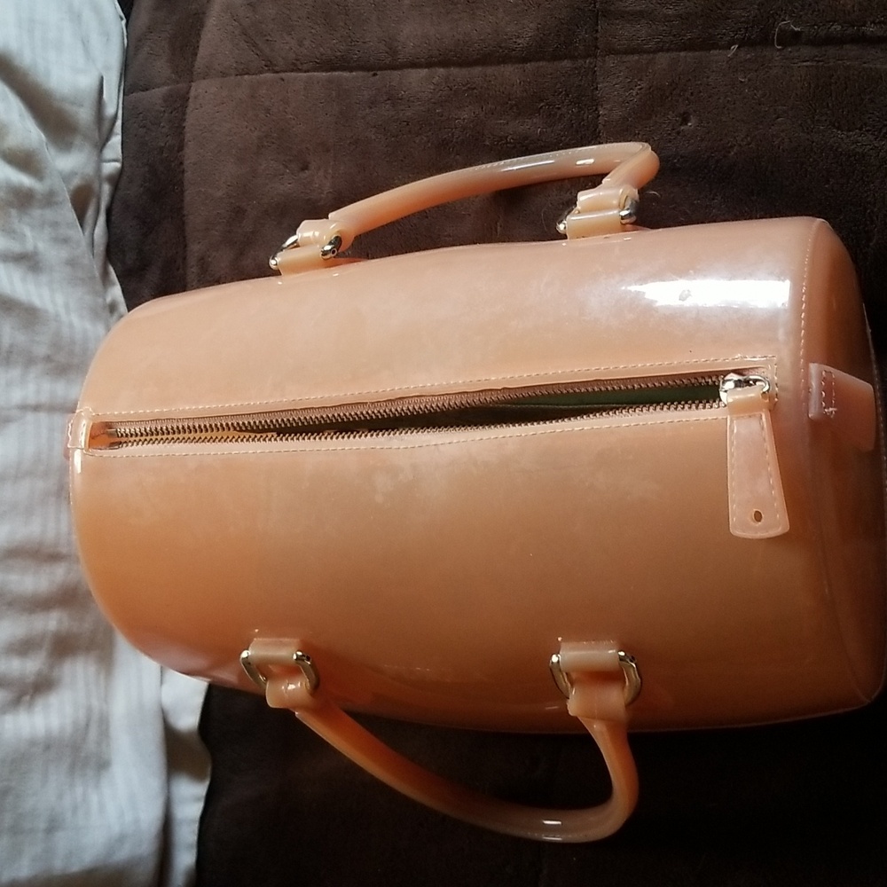 Pinkish peach Furla purse - Picture 4 of 4